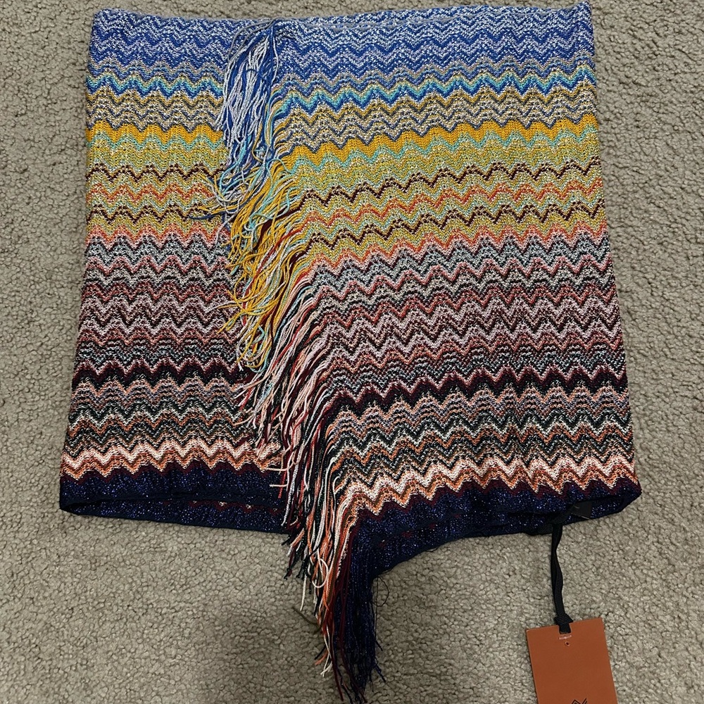 Missoni Multicolor Zigzag Scarf
